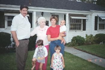 Debbie with kids Gramma & Steve